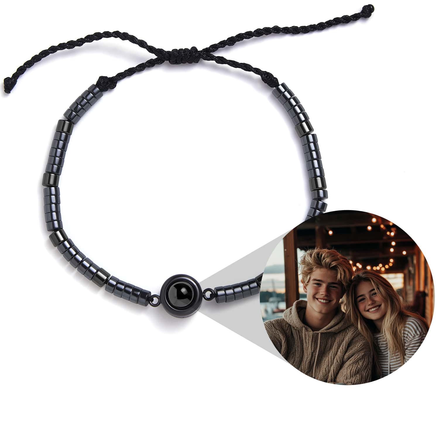 Personalized photo bracelet